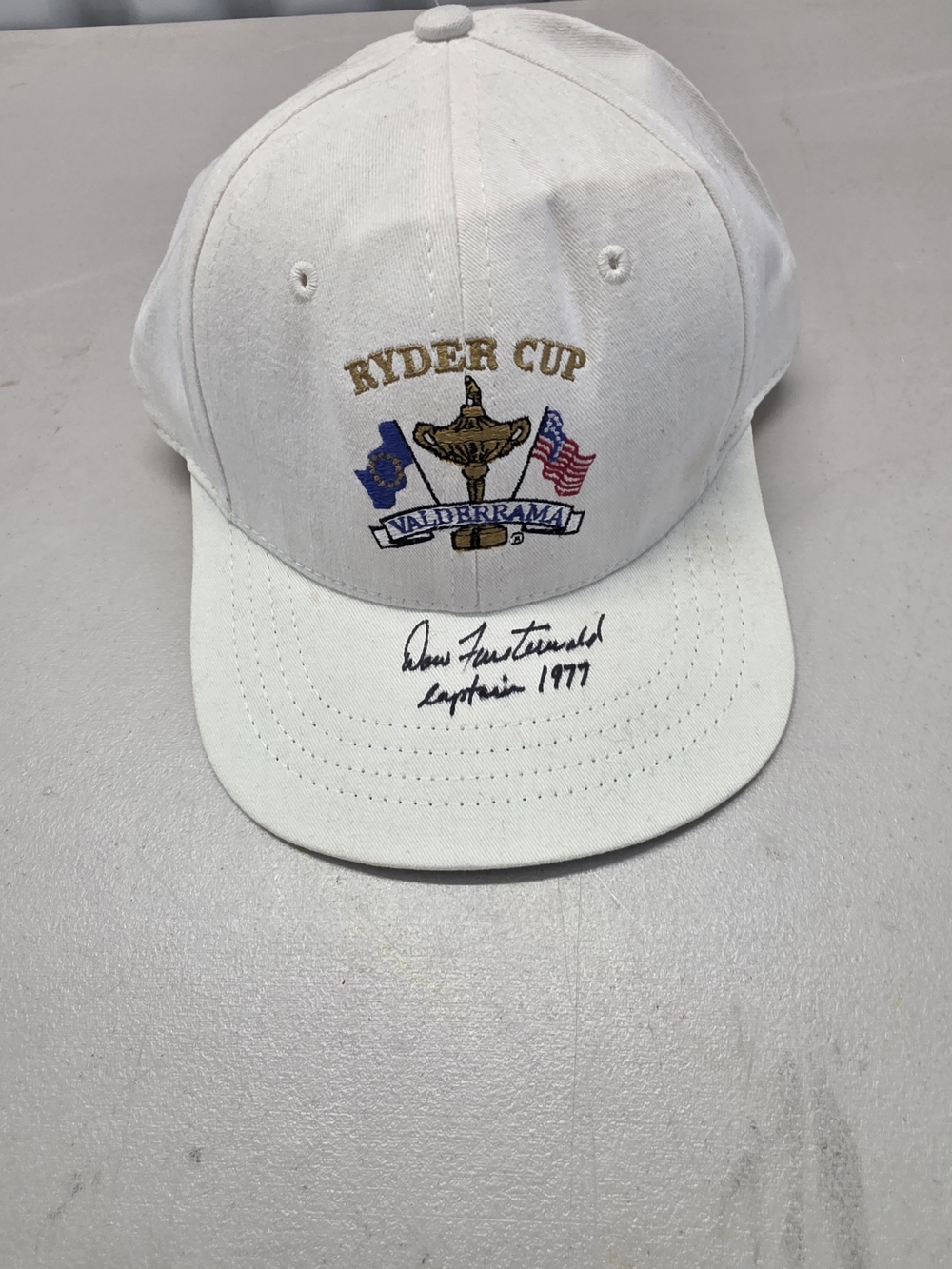 Ryder Cup Valderrama White Embroidered Golf Cap